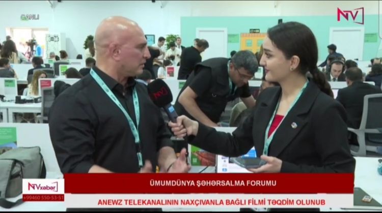 WUF13-DƏ ANEWZ TELEKANALININ NAXÇIVANLA BAĞLI FİLMİ TƏQDİM OLUNUB | BİRBAŞA BAĞLANTI<font color=red> - VİDEO</font>