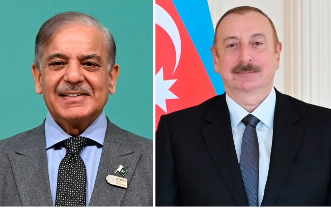 Şahbaz Şərif İlham Əliyevi Müstəqillik Günü münasibətilə təbrik edib