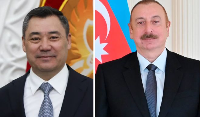 Sadır Japarov İlham Əliyevi təbrik edib