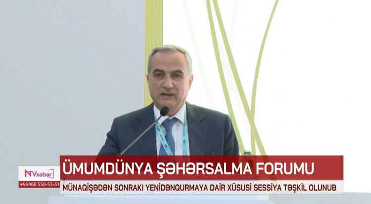 Fərid Şəfiyev: Azərbaycan post-münaqişə bərpası sahəsində tamamilə unikal təcrübə qazanıb<font color=red> - VİDEO</font>