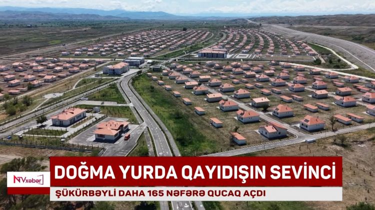 Cəbrayılın Şükürbəyli kəndinə 165 nəfər qayıdış edib<font color=red> - VİDEO</font>