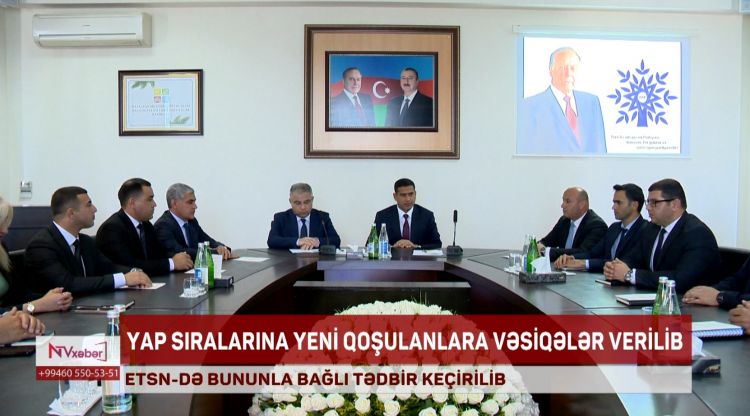 NAXÇIVANDA YAP SIRALARINA YENİ QOŞULANLARA VƏSİQƏLƏR VERİLİB<font color=red> - VİDEO</font>