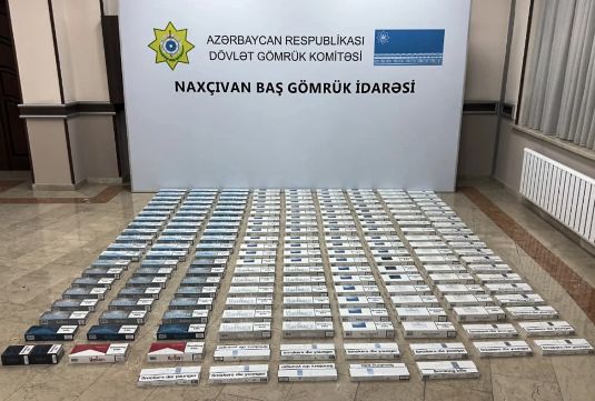 Naxçıvanda külli miqdarda nişanlanmamış siqaretlər aşkar edilib