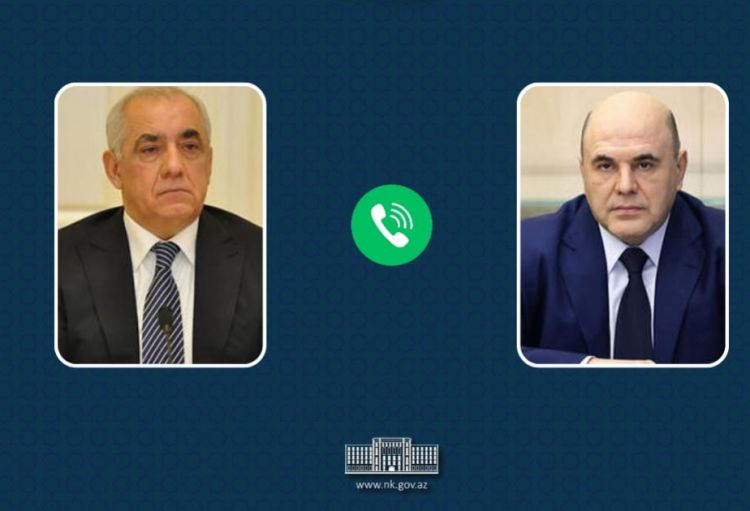 Baş nazir Əli Əsədov ilə Rusiya Federasiyası Hökumətinin sədri arasında telefon danışığı olub