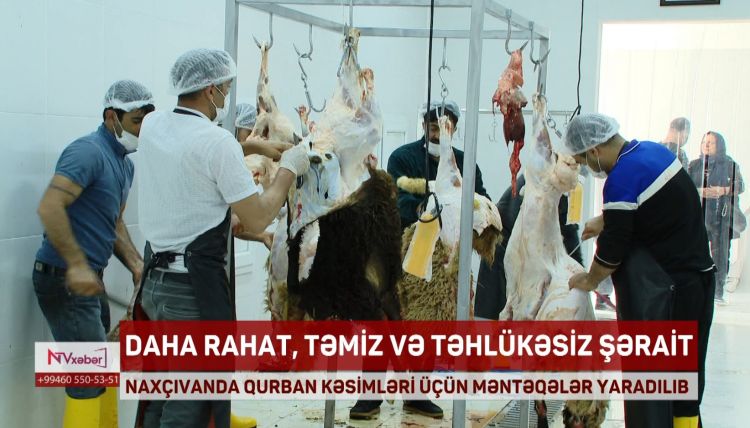 Naxçıvanda qurban kəsimləri üçün məntəqələr yaradılıb<font color=red> - VİDEO</font>