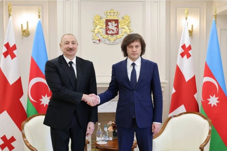 İrakli Kobaxidze Azərbaycan Prezidentini təbrik edib