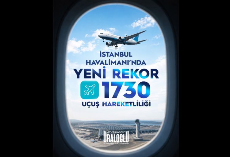 İstanbul aeroportunda rekord sayda səfər qeydə alınıb
