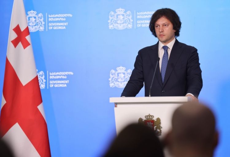 İrakli Kobaxidze: Bakı-Tbilis-Qars dəmir yolunun tam istifadəyə verilməsi strateji tərəfdaşlığın növbəti bariz nümunəsidir