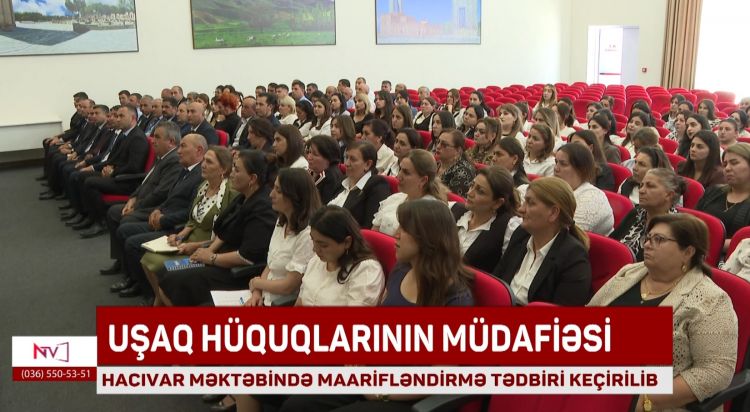 Hacıvar məktəbində maarifləndirmə tədbiri keçirilib<font color=red> - VİDEO</font>