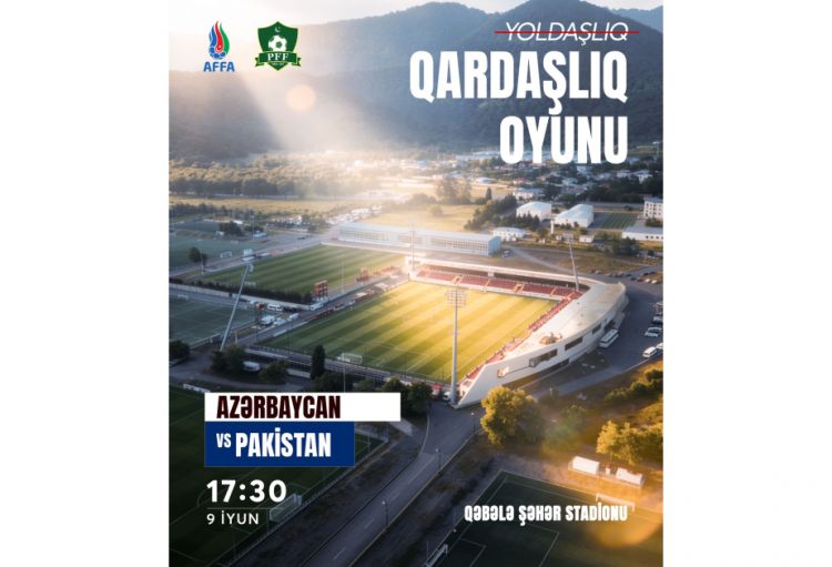 Azərbaycanın U-21 millisi Pakistanla yoldaşlıq görüşü keçirəcə
