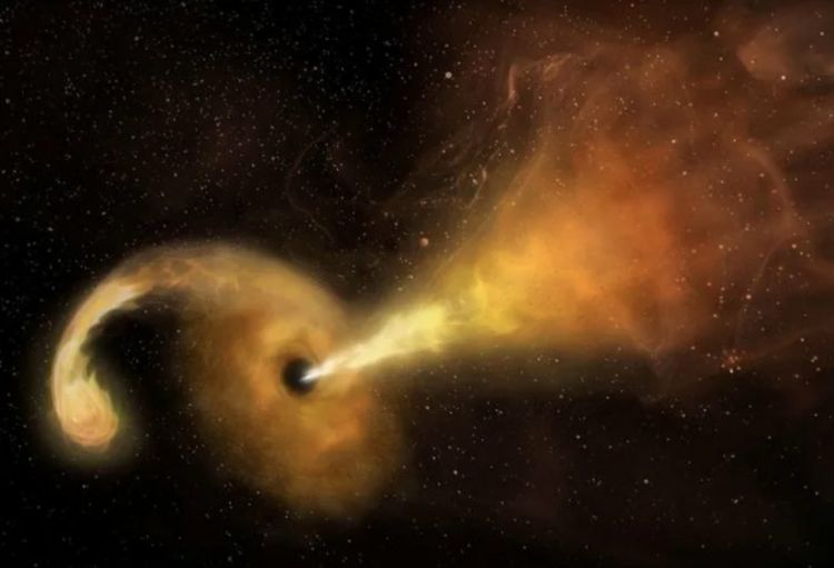 Astronomlar qalaktikamızın mərkəzindəki qara dəlikdən gələn küləyi kəşf ediblər