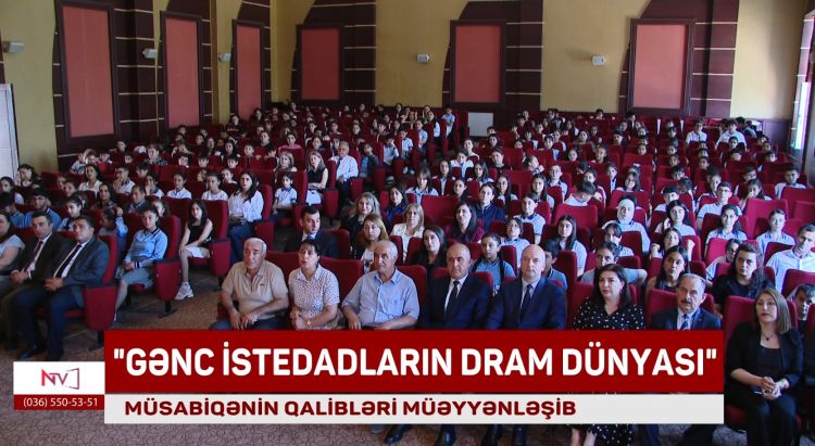 “Gənc İstedadların Dram Dünyası” müsabiqəsinin qalibləri mükafatlandırılıb<font color=red> - VİDEO</font>