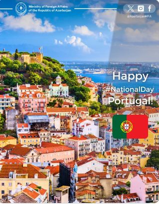 Azərbaycan XİN Portuqaliyanı təbrik edib