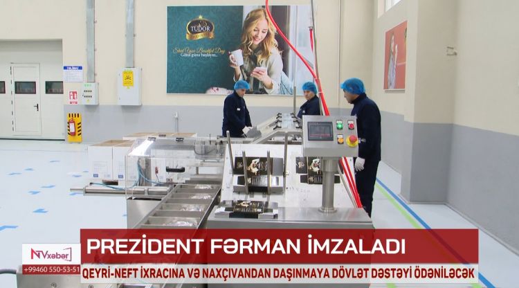 Qeyri-neft ixracına və Naxçıvandan daşınmaya dövlət dəstəyi ödəniləcək<font color=red> - VİDEO</font>