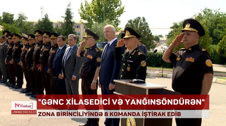 “Gənc xilasedici və yanğınsöndürən” yarışının zona birinciliyi keçirilib<font color=red> - VİDEO</font>