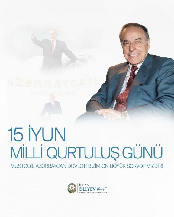 Prezidentin sosial şəbəkə hesablarında Milli Qurtuluş Günü ilə bağlı paylaşım olunub