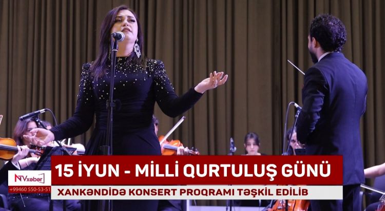 Xankəndidə ilk dəfə Milli Qurtuluş Günü konserti keçirilib<font color=red> - VİDEO</font>