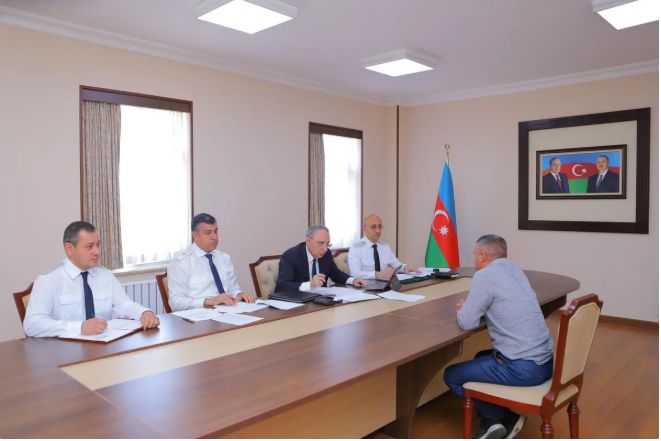Kamran Əliyev Naxçıvanda vətəndaşları qəbul edib<font color=red> - FOTOLAR</font>