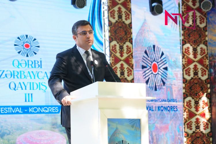 Səlahiyyətli nümayəndə: Konqres-festival Qərbi Azərbaycanın zəngin irsinin yaşadılmasına və təbliğinə mühüm töhfə verəcək