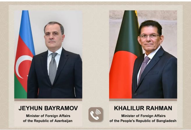 Azərbaycan və Banqladeş XİN başçıları çoxtərəfli platformalarda əməkdaşlığı müzakirə ediblər