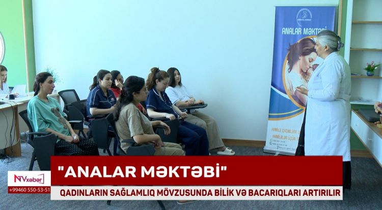 Naxçıvanda gələcək analar üçün xüsusi təlim proqramı həyata keçirilir<font color=red> - VİDEO</font>