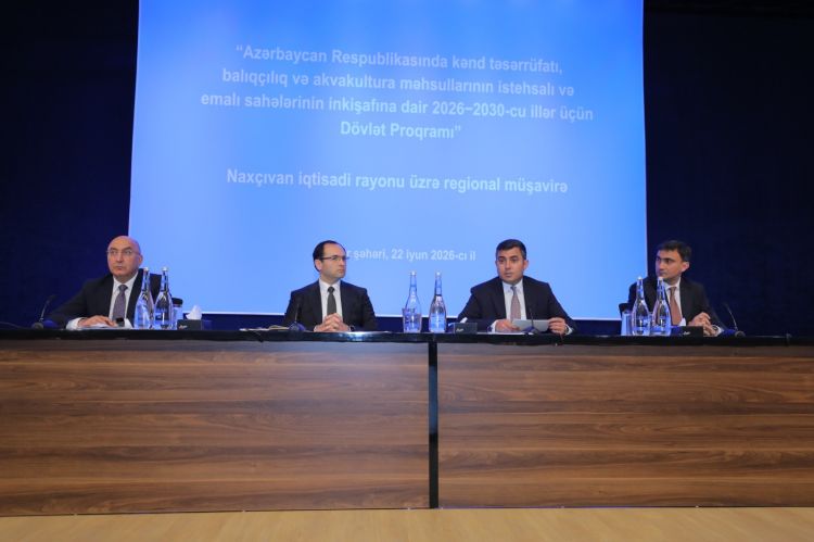 Naxçıvanda aqrar sahədə yeni Dövlət Proqramının müzakirəsi ilə bağlı regional müşavirə keçirilib<font color=red> - FOTOLAR</font>