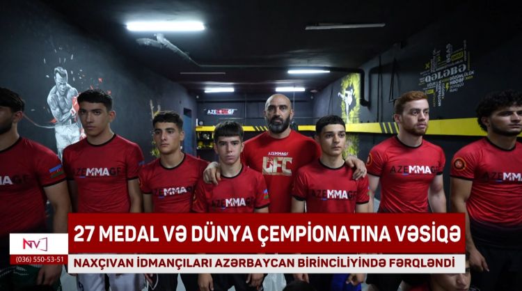 Naxçıvan idmançıları Azərbaycan birinciliyində fərqlənib<font color=red> - VİDEO</font>