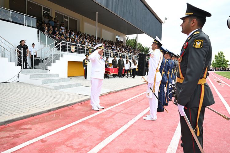 Heydər Əliyev adına Hərbi İnstitutda növbəti buraxılış mərasimi olub<font color=red> - FOTOLAR</font>