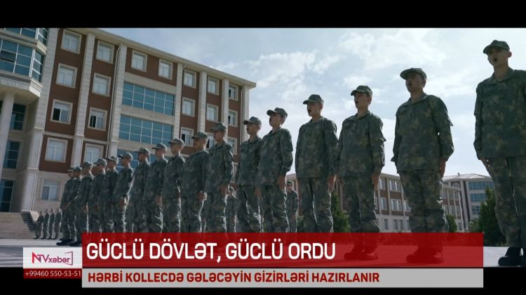 Naxçıvandakı Hərbi Kollecdə gələcəyin gizirləri hazırlanır<font color=red> - VİDEO</font>