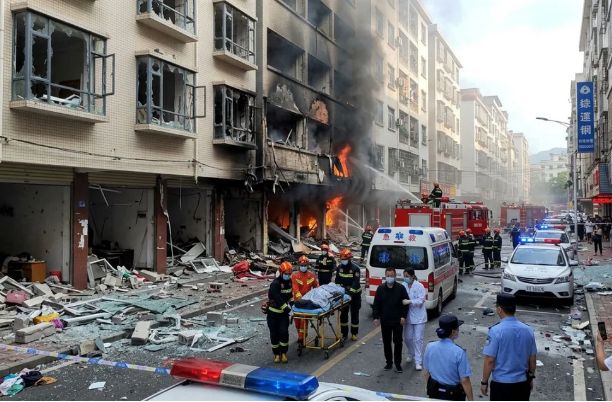 Çində baş verən partlayış nəticəsində 8 nəfər yaralanıb, 3 nəfər itkin düşüb