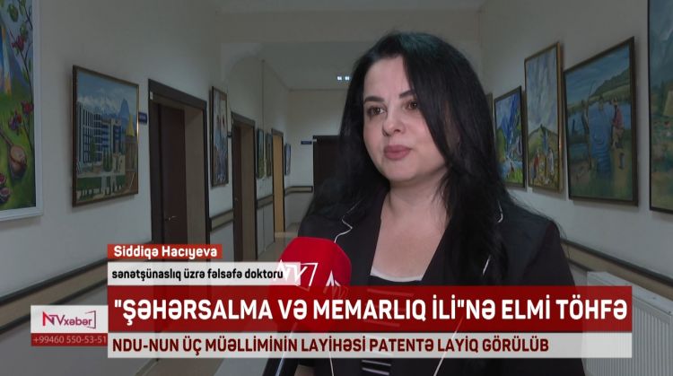 NDU-nun üç müəlliminin layihəsi patent alıb<font color=red> - VİDEO</font>