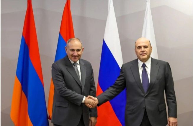 Mişustin və Paşinyan Rusiya-Ermənistan ticari-iqtisadi əməkdaşlığını müzakirə ediblər