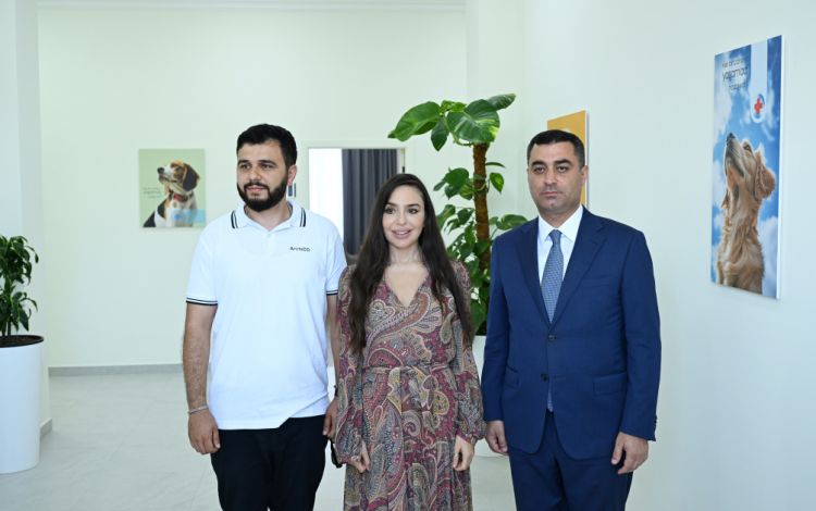 Leyla Əliyeva Yevlaxda Sahibsiz Heyvanlara Qayğı Mərkəzinin regional bölməsinin açılışında iştirak edib<font color=red> - FOTOLAR</font>