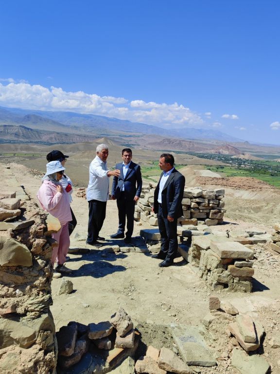 Ordubad rayonu ərazisində yerləşən Xaraba Gilan şəhər yerində aparılan xilasetmə-tədqiqat işlərinə baxış keçirilib<font color=red> - FOTOLAR</font>