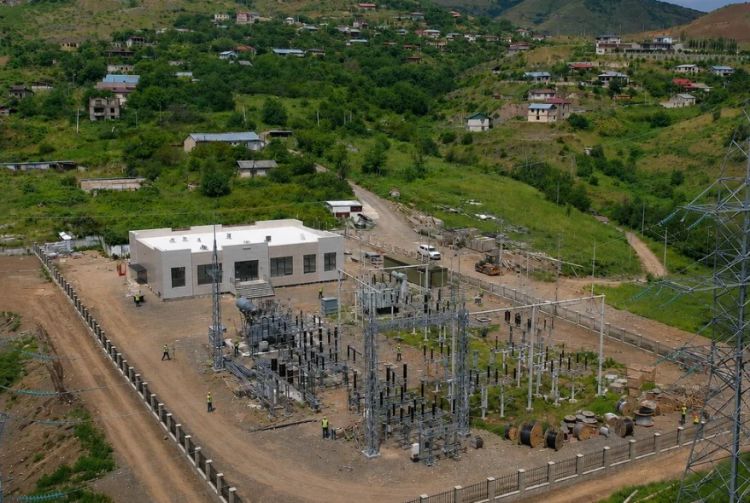 "AzərEnerji" Xankəndi və Ağdərədə 110 kV-luq yarımstansiyalar inşa edir<font color=red> - VİDEO</font>