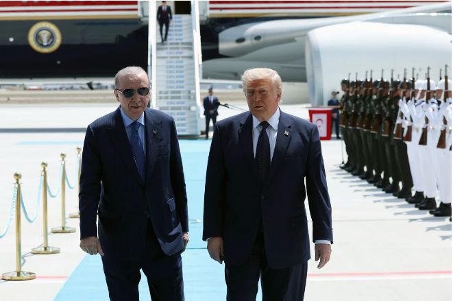 Ankarada Donald Trampın rəsmi qarşılanma mərasimi olub<font color='red'> - YENİLƏNİB</font>