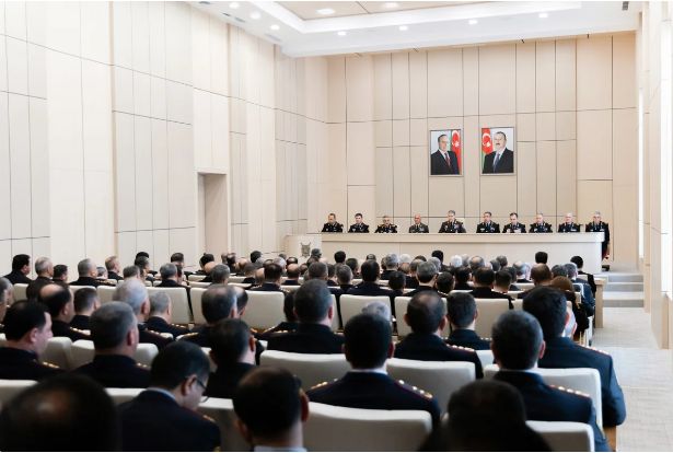 Daxili İşlər Nazirliyində 6 ayın yekunları müzakirə olunub<font color=red> - FOTOLAR</font>