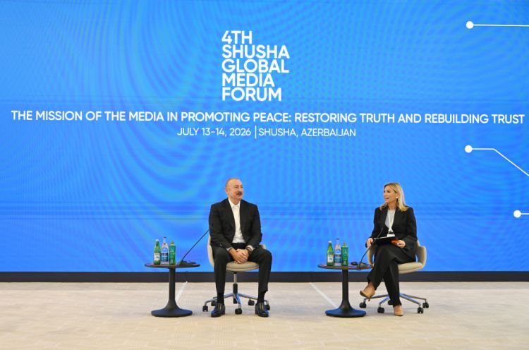 İlham Əliyevin iştirakı ilə IV Şuşa Qlobal Media Forumu başlayıb<font color=red> - VİDEO</font>