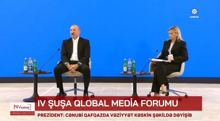 Azərbaycan Prezidenti: Zəngəzur dəhlizi vacib layihədir<font color=red> - VİDEO</font>
