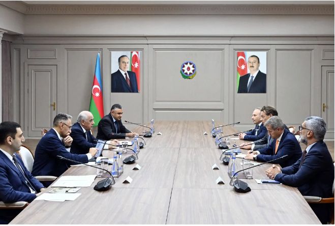 Əli Əsədov "Damen Shipyards Group" şirkətinin baş icraçı direktoru ilə görüşüb