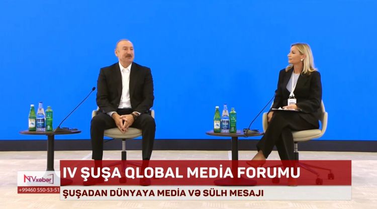 Şuşadan dünyaya media və sülh mesajı<font color=red> - VİDEO</font>