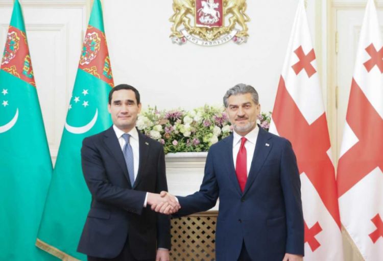 Gürcüstan və Türkmənistan prezidentləri Orta dəhlizin perspektivlərini müzakirə ediblər