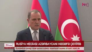 RUSİYA MEDİASI AZƏRBAYCANI HƏDƏFƏ ÇEVİRİB<font color=red> - VİDEO</font>