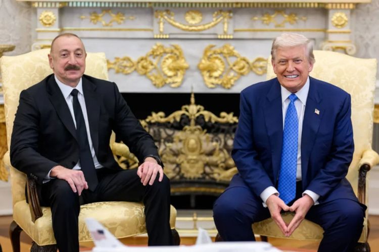 İlham Əliyev Donald Trampa təşəkkür edib<font color=red> - FOTOLAR</font>