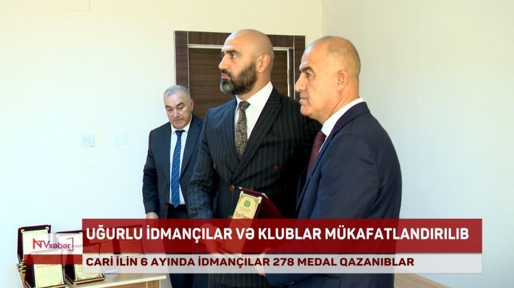 Naxçıvanda uğurlu idmançılar və idman klubları təltif olunub<font color=red> - VİDEO</font>