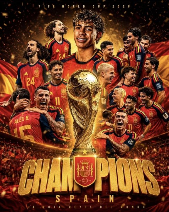 İspaniya DÇ-2026-nın qalibi olub