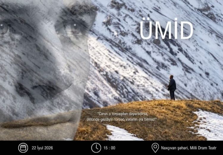 Naxçıvan Televiziyasının hazırladığı “Ümid” sənədli televiziya filminin təqdimatı keçiriləcək