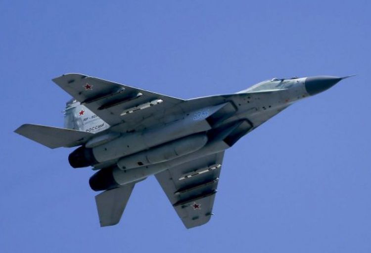 Ukrayna hərbçiləri Rusiyanın Kursk aerodromunda MiQ-29 qırıcısını məhv ediblər 