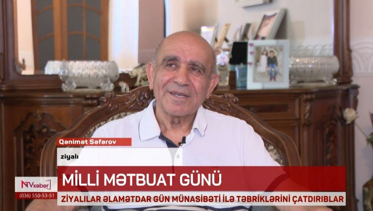 Ziyalılar Milli Mətbuat Günü münasibətilə təbriklərini çatdırıblar<font color=red> - VİDEO</font>