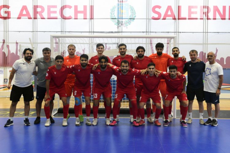 Azərbaycanın futzal komandası Avropa Universitet Oyunlarının yarımfinalına yüksəlib<font color=red> - FOTOLAR</font>